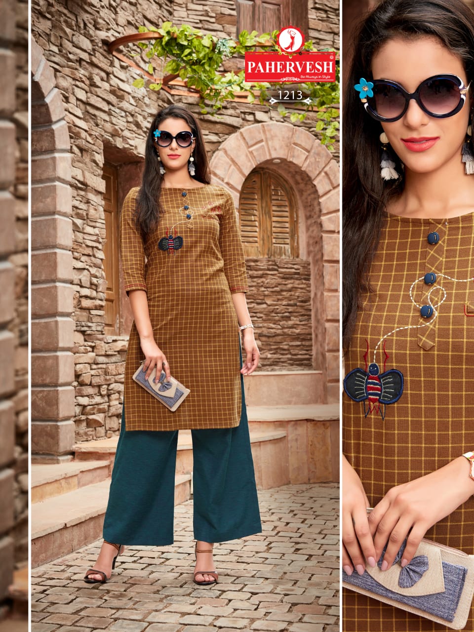 Pahervesh Paresent Chahat Designers Runnung Wear Kurtis With Bottom Collection