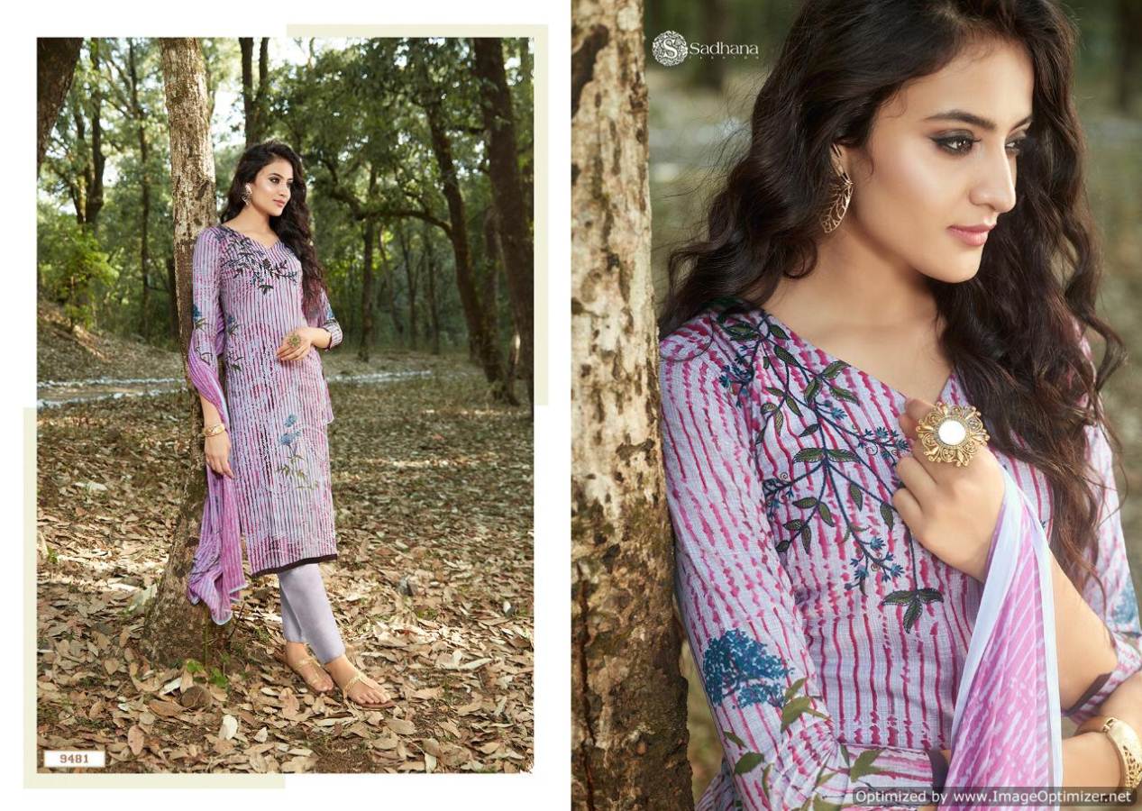 Sadhana Vol 25 By Sanskruti Cotton Designer Drees Material Collection