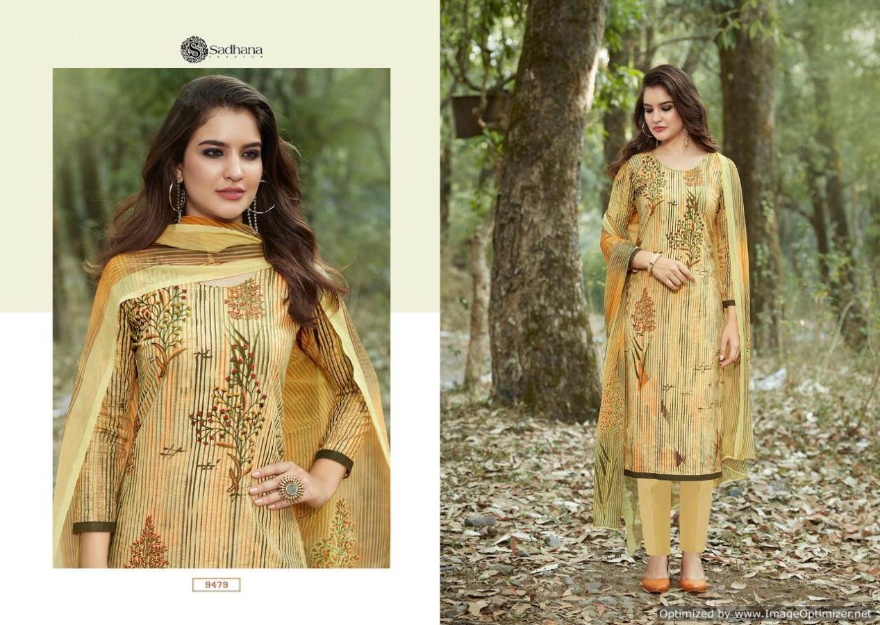 Sadhana Vol 25 By Sanskruti Cotton Designer Drees Material Collection