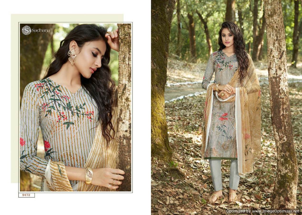 Sadhana Vol 25 By Sanskruti Cotton Designer Drees Material Collection