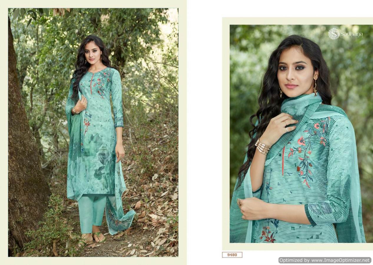 Sadhana Vol 25 By Sanskruti Cotton Designer Drees Material Collection