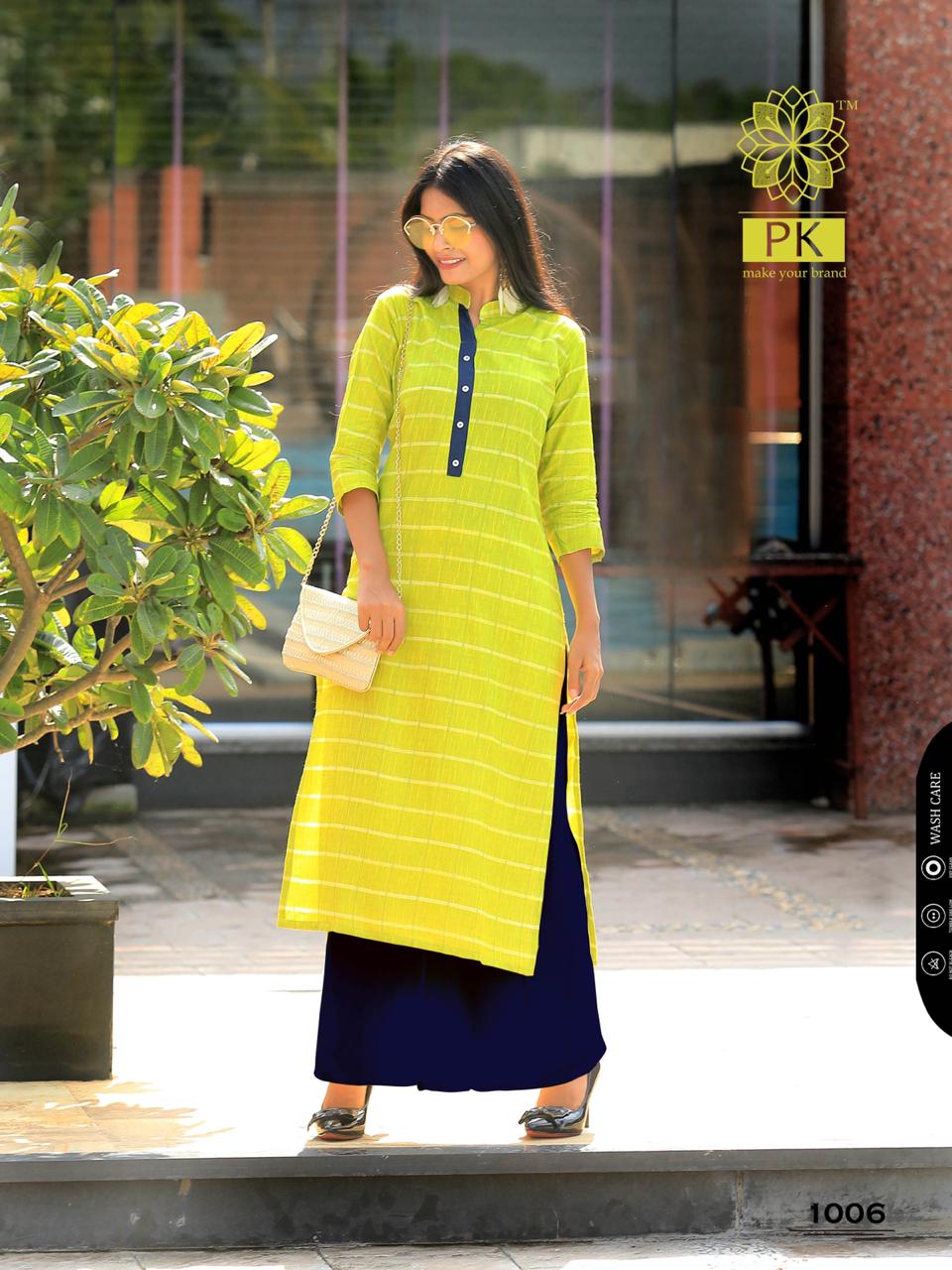 Sparkle Present Pk Casual Wear Kurtis Catalogue.