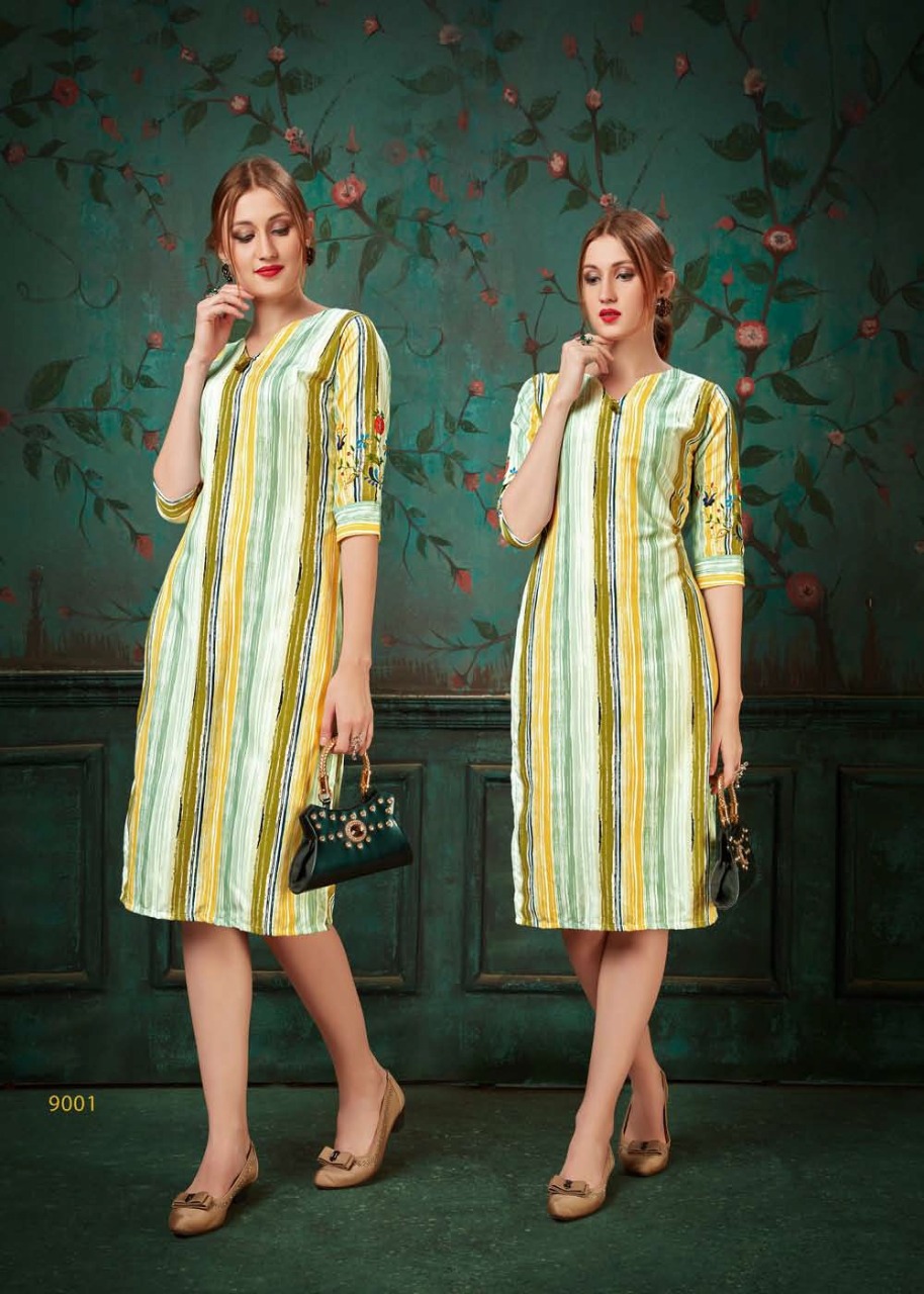 Vaarahi Vol 9 Amore Casual Wear Kurtis Catalogue