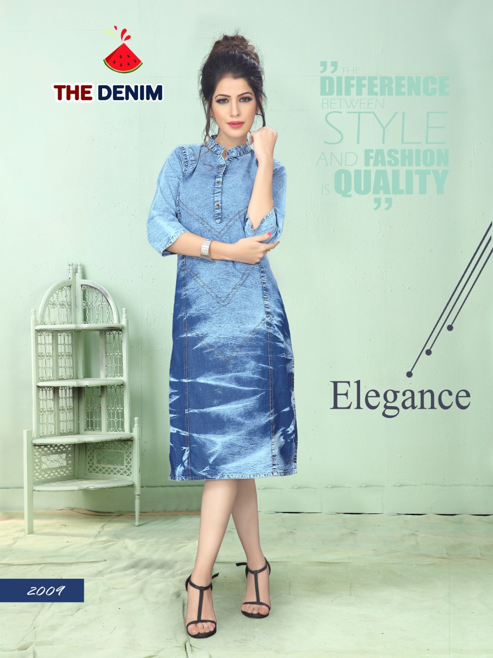 Watermelon Present The Denim Kurtis Collection