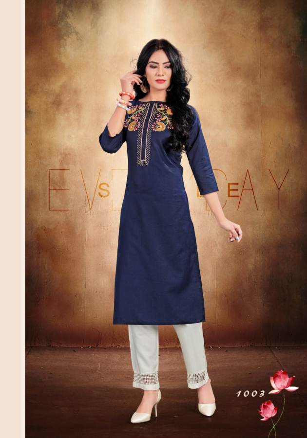 Amore Vaarahi Vol 1 Casual Wear Straight Kurti Collection