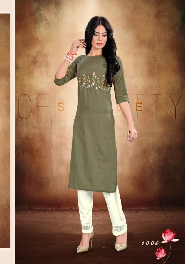 Amore Vaarahi Vol 1 Casual Wear Straight Kurti Collection