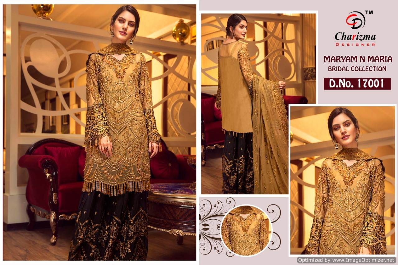 Charizma Present Mariyaam N Maria Wedding Wear Pakistani Salwar Suits Catalogue