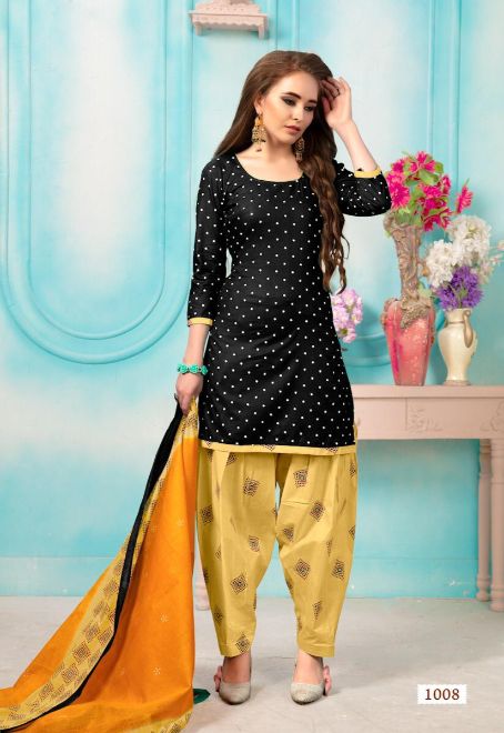 Meenaxi By Karachi Patiyala Casual Wear Dress Material Collection