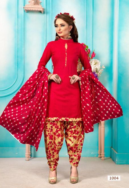 Meenaxi By Karachi Patiyala Casual Wear Dress Material Collection