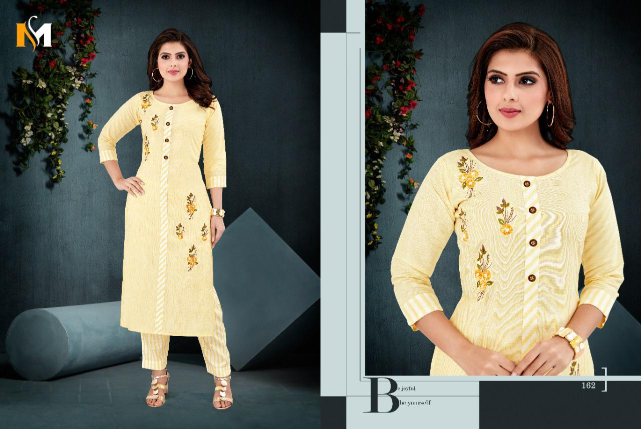 Meerali Silk Mills Present Sparrow Vol 1casual Wear Kurtis With Pant Collection.