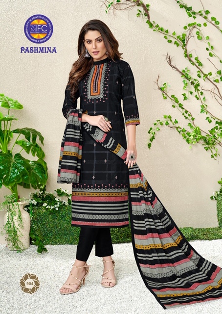 Mfc Present Pashmina Vol 9 Casual Wear Dress Material Collection