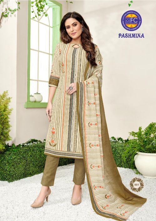 Mfc Present Pashmina Vol 9 Casual Wear Dress Material Collection