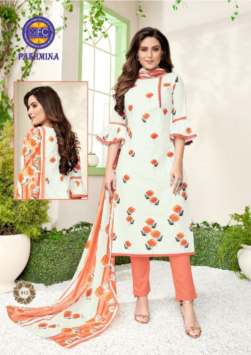 Mfc Present Pashmina Vol 9 Casual Wear Dress Material Collection