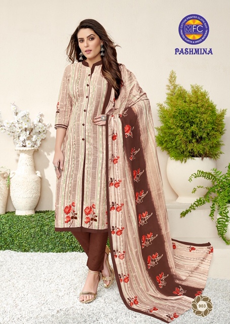 Mfc Present Pashmina Vol 9 Casual Wear Dress Material Collection