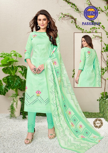 Mfc Present Pashmina Vol 9 Casual Wear Dress Material Collection