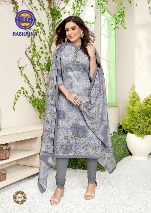 Mfc Present Pashmina Vol 9 Casual Wear Dress Material Collection