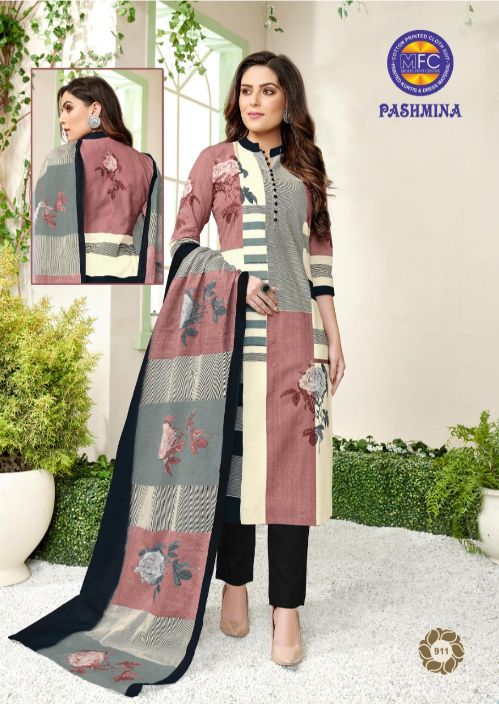 Mfc Present Pashmina Vol 9 Casual Wear Dress Material Collection