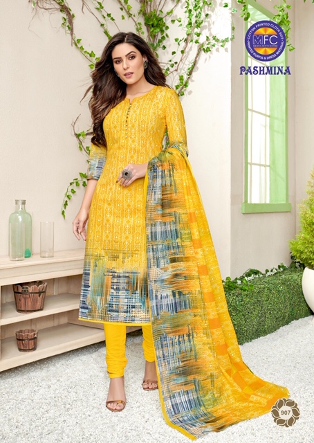 Mfc Present Pashmina Vol 9 Casual Wear Dress Material Collection