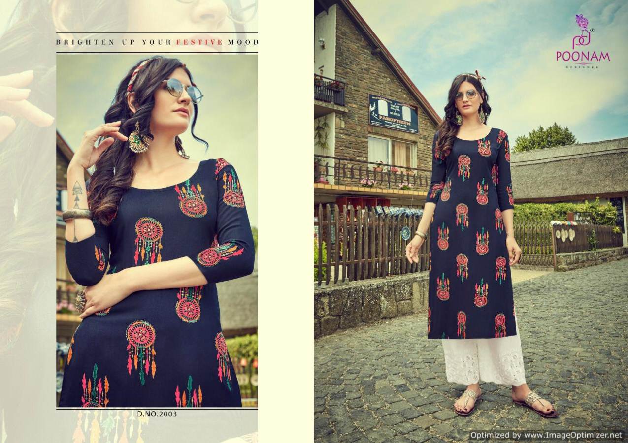 Poonam By Sifli Plazo House Vol 2 Casual Wear Kurti With Palazzo Collection