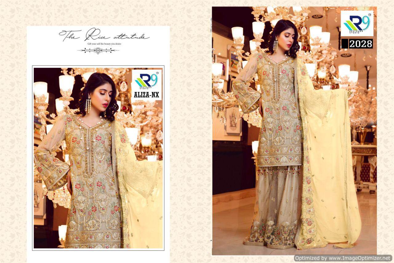 R9 Present Aliza Nx Party Wear Pakistani Salwar Suit Collection