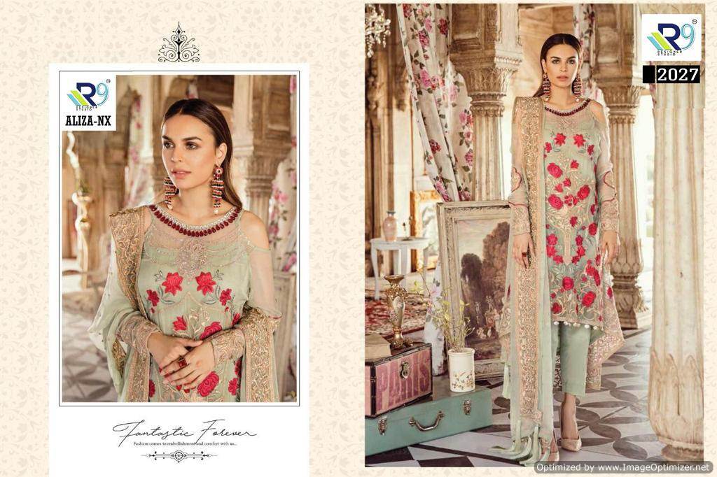 R9 Present Aliza Nx Party Wear Pakistani Salwar Suit Collection