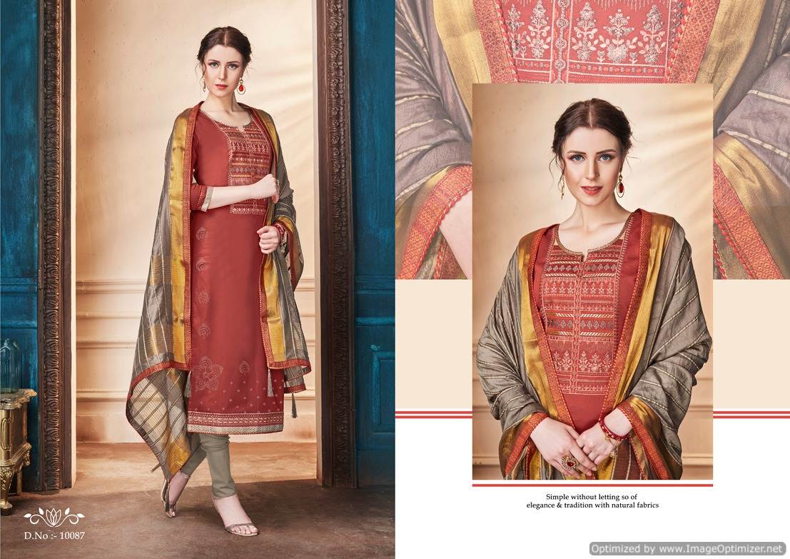 Ramaiya By Zanzar Festival Wear Dress Material Collection.