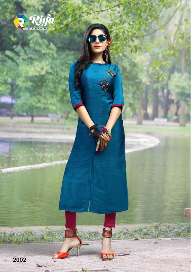 Riya Present Ayana Vol 2 Zorba Silk Worked Kurti Collection