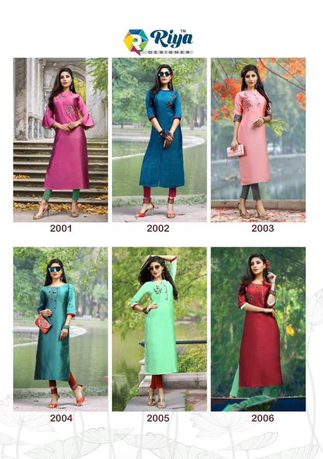 Riya Present Ayana Vol 2 Zorba Silk Worked Kurti Collection