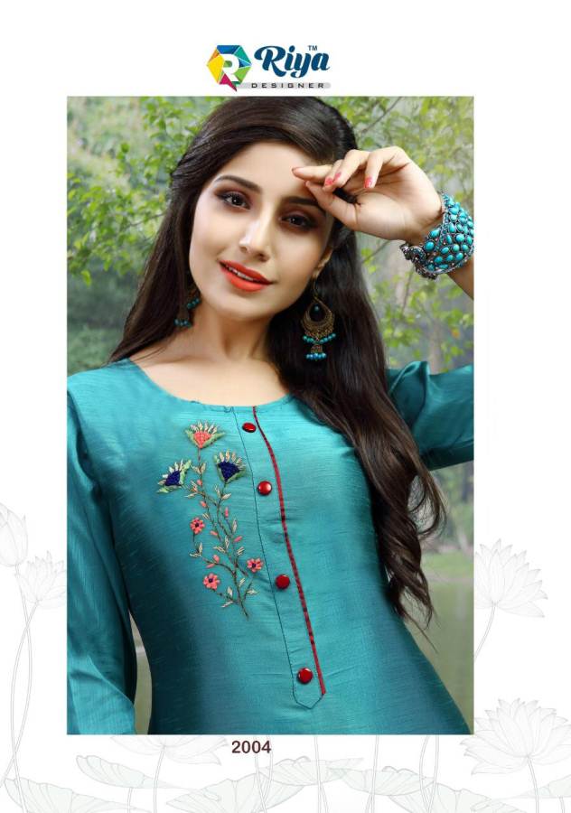 Riya Present Ayana Vol 2 Zorba Silk Worked Kurti Collection