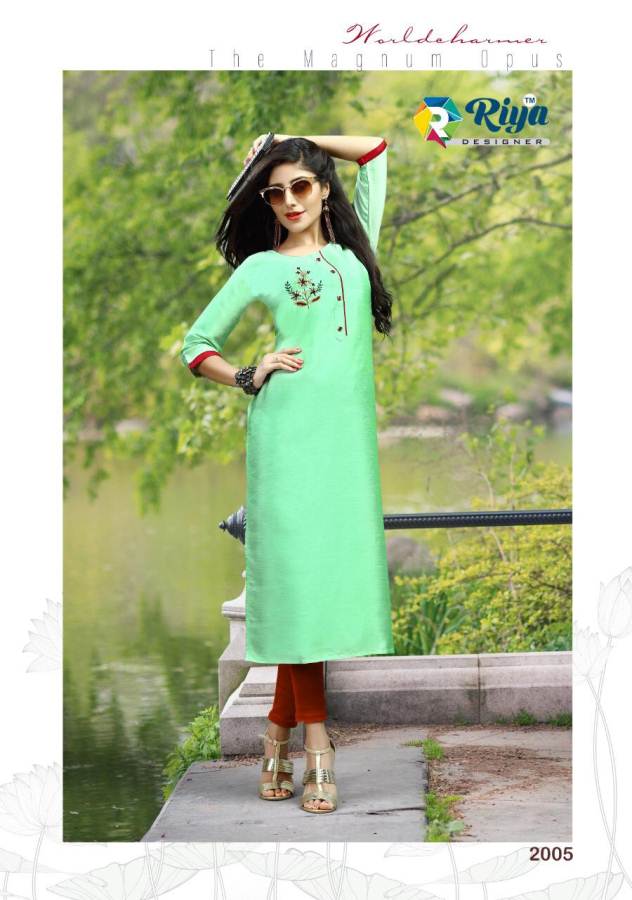 Riya Present Ayana Vol 2 Zorba Silk Worked Kurti Collection