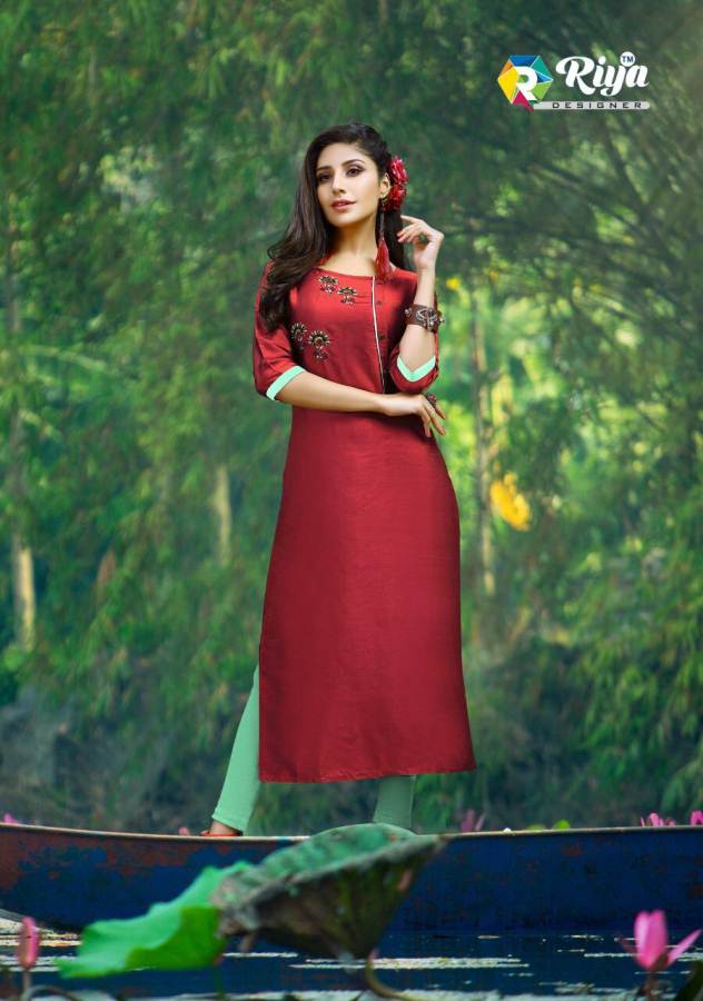 Riya Present Ayana Vol 2 Zorba Silk Worked Kurti Collection