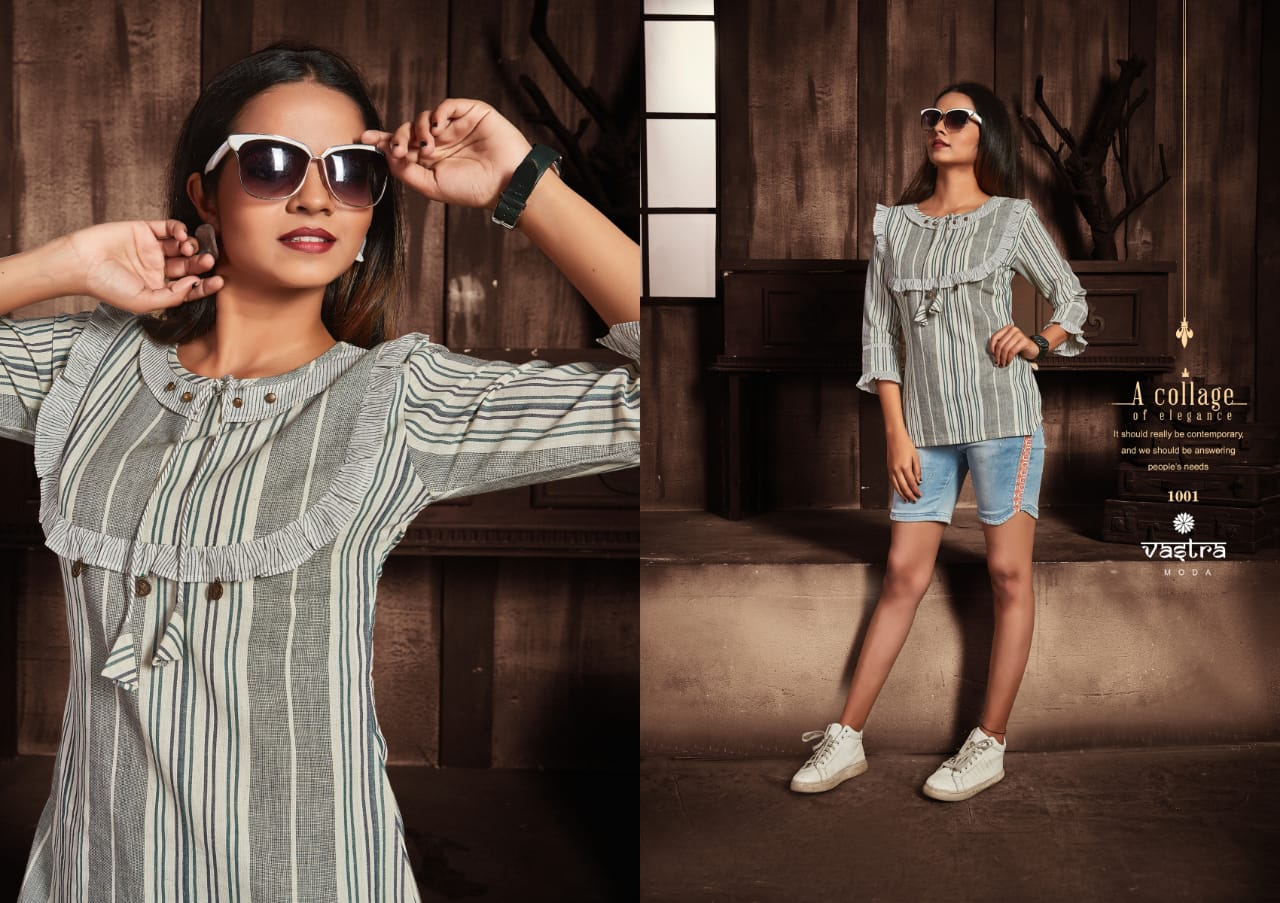 Vastra Moda Present Florenzo Vol-1 Casual Wear Short Top Collection