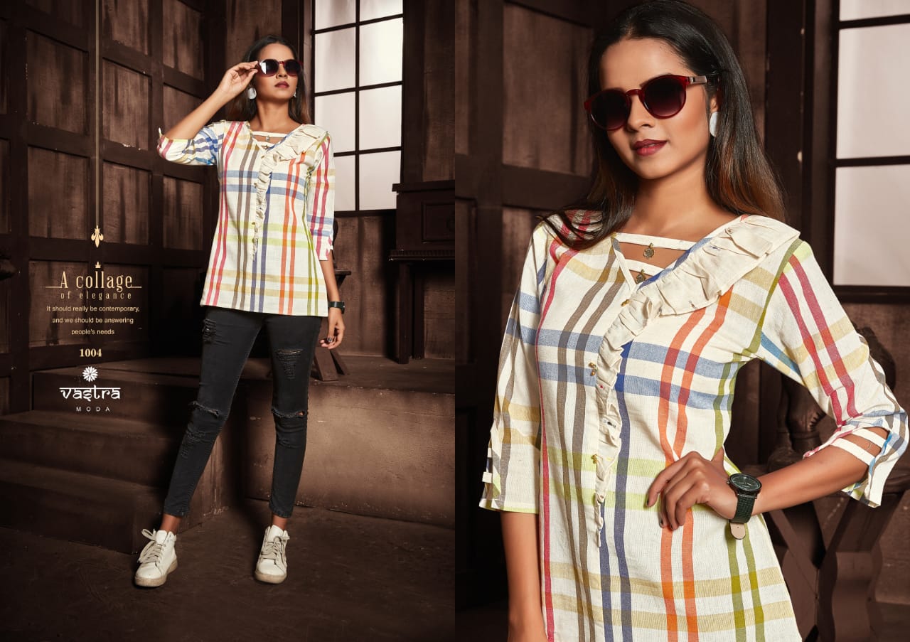 Vastra Moda Present Florenzo Vol-1 Casual Wear Short Top Collection