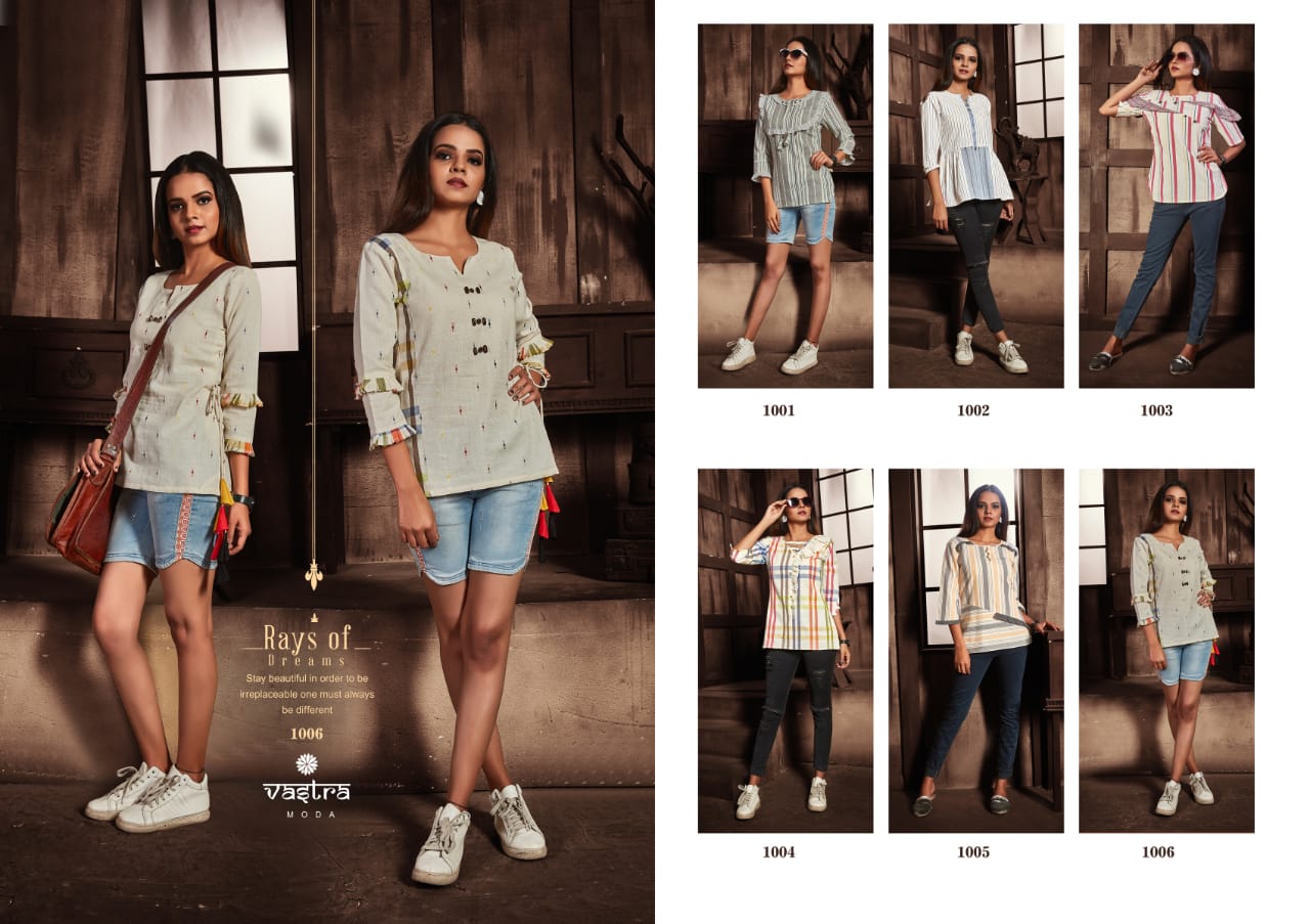 Vastra Moda Present Florenzo Vol-1 Casual Wear Short Top Collection