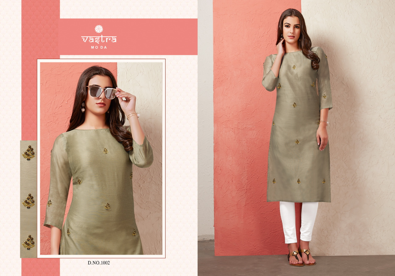 Vastra Moda Present Floret Vol 1 Designer Kurtis Catalogue.