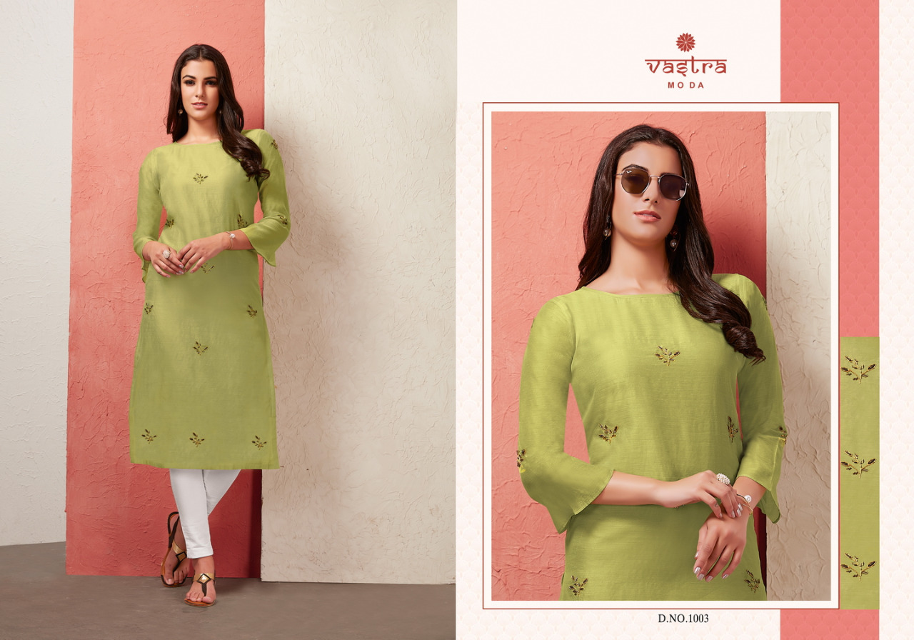 Vastra Moda Present Floret Vol 1 Designer Kurtis Catalogue.