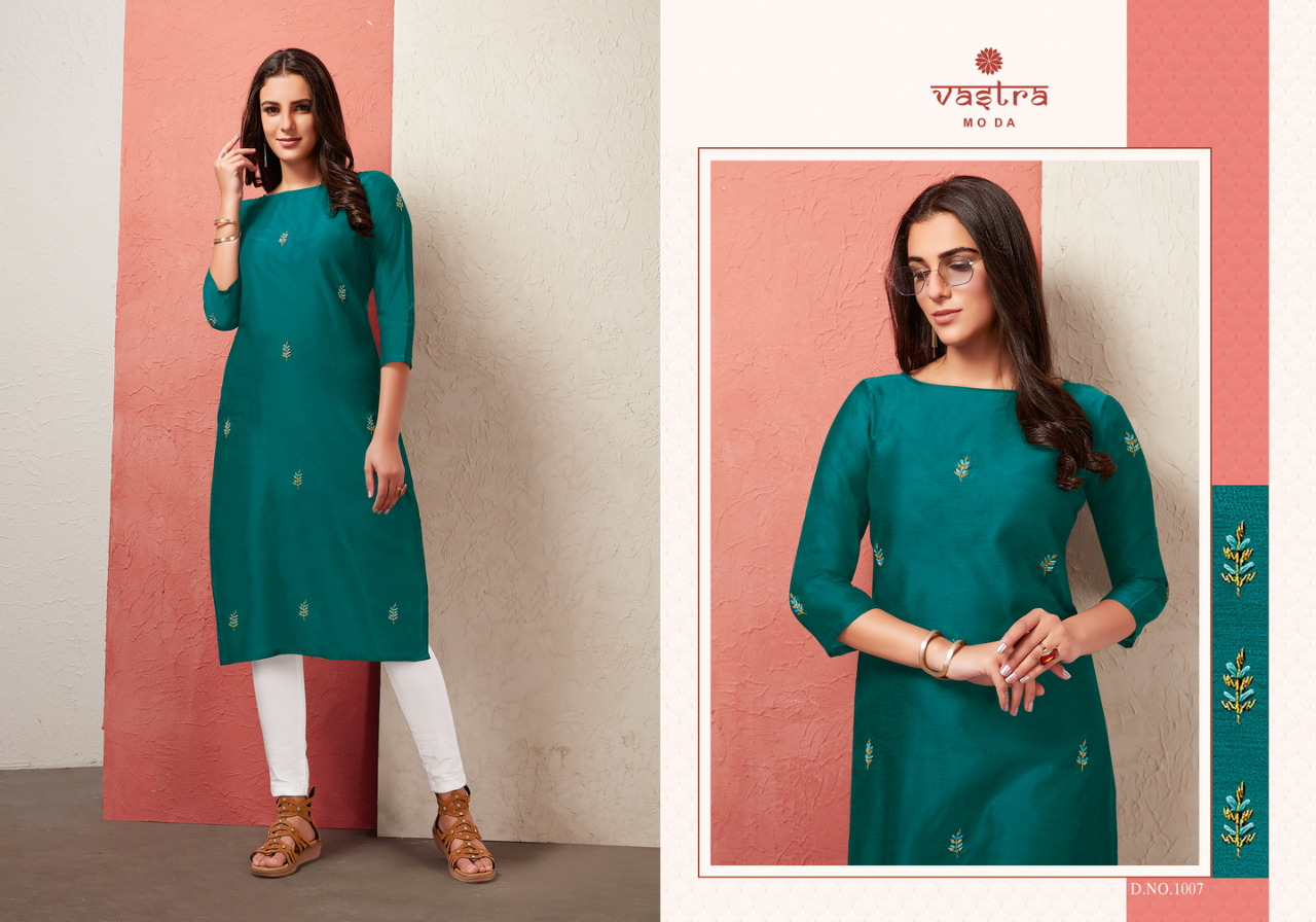 Vastra Moda Present Floret Vol 1 Designer Kurtis Catalogue.