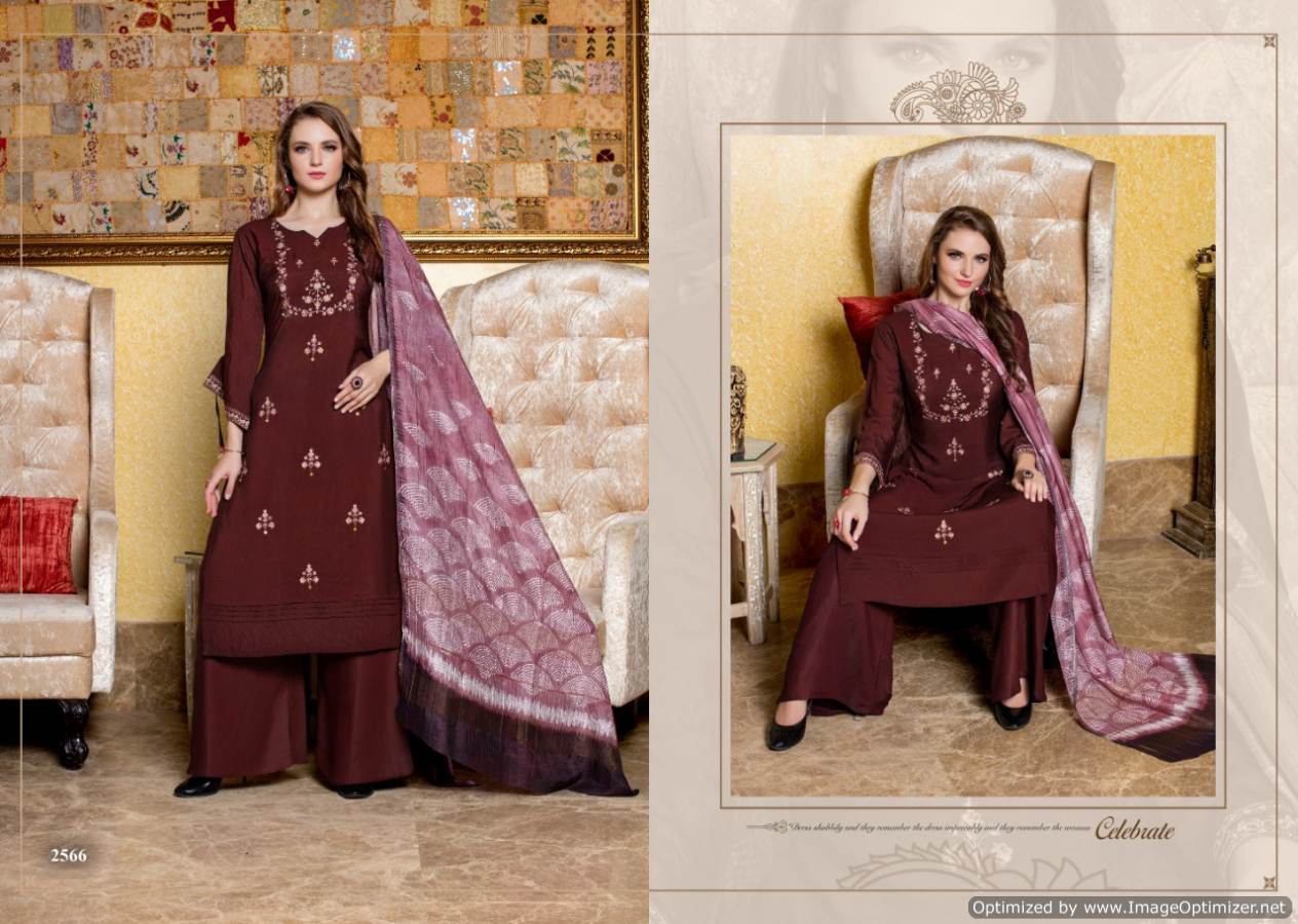 Yami Present Virasat Stylish Party Wear Kurti With Plazzo Collection