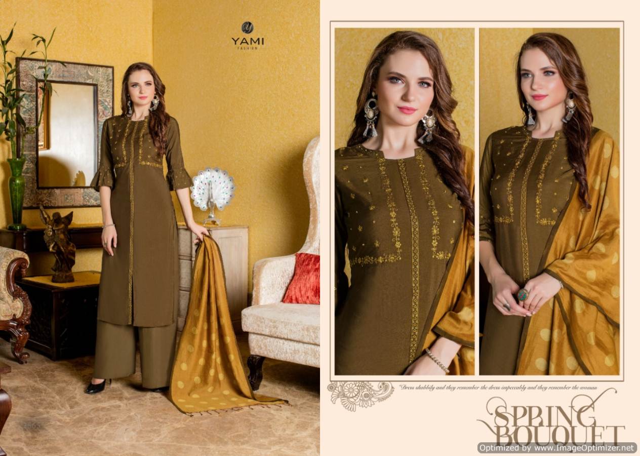 Yami Present Virasat Stylish Party Wear Kurti With Plazzo Collection