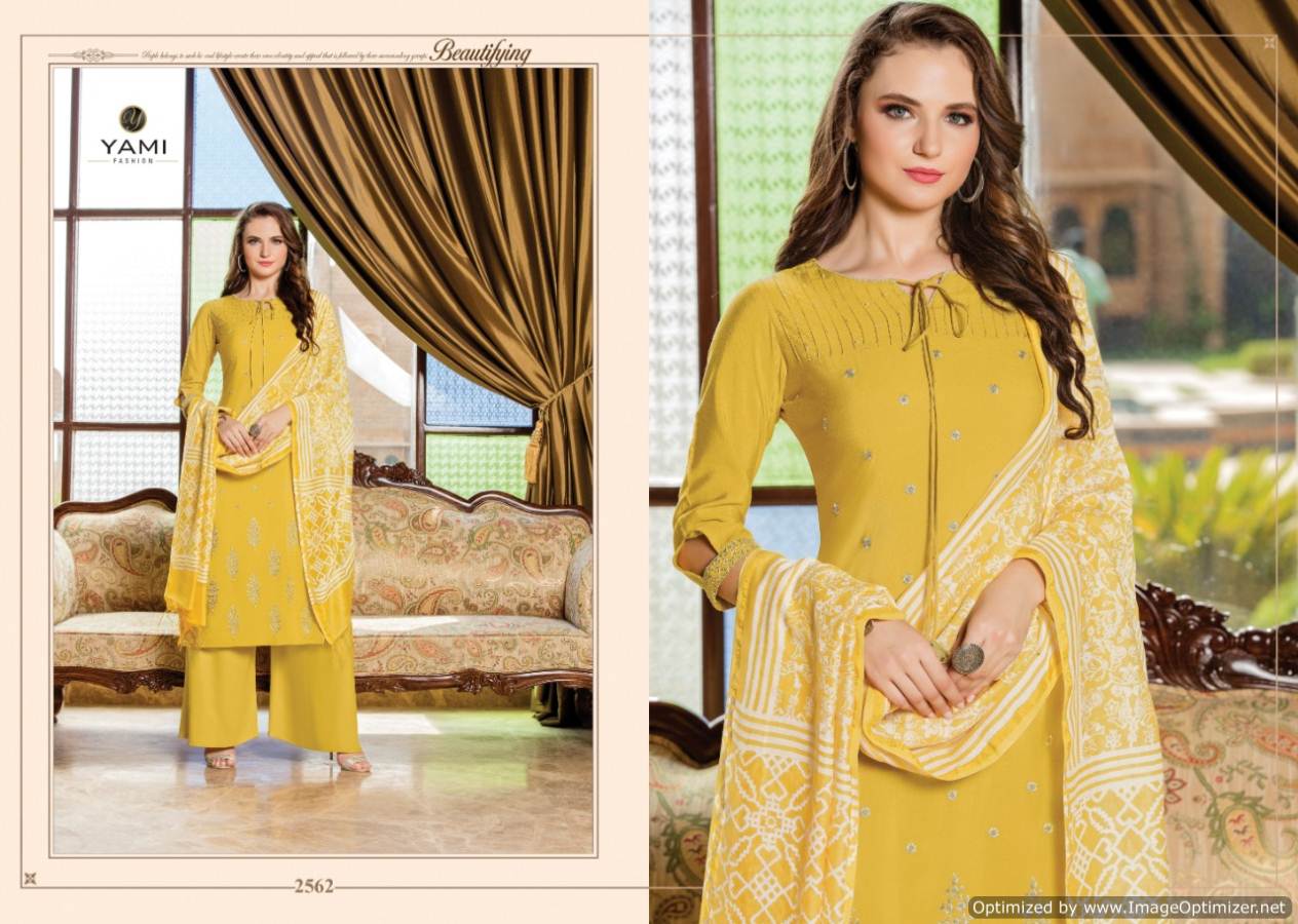 Yami Present Virasat Stylish Party Wear Kurti With Plazzo Collection