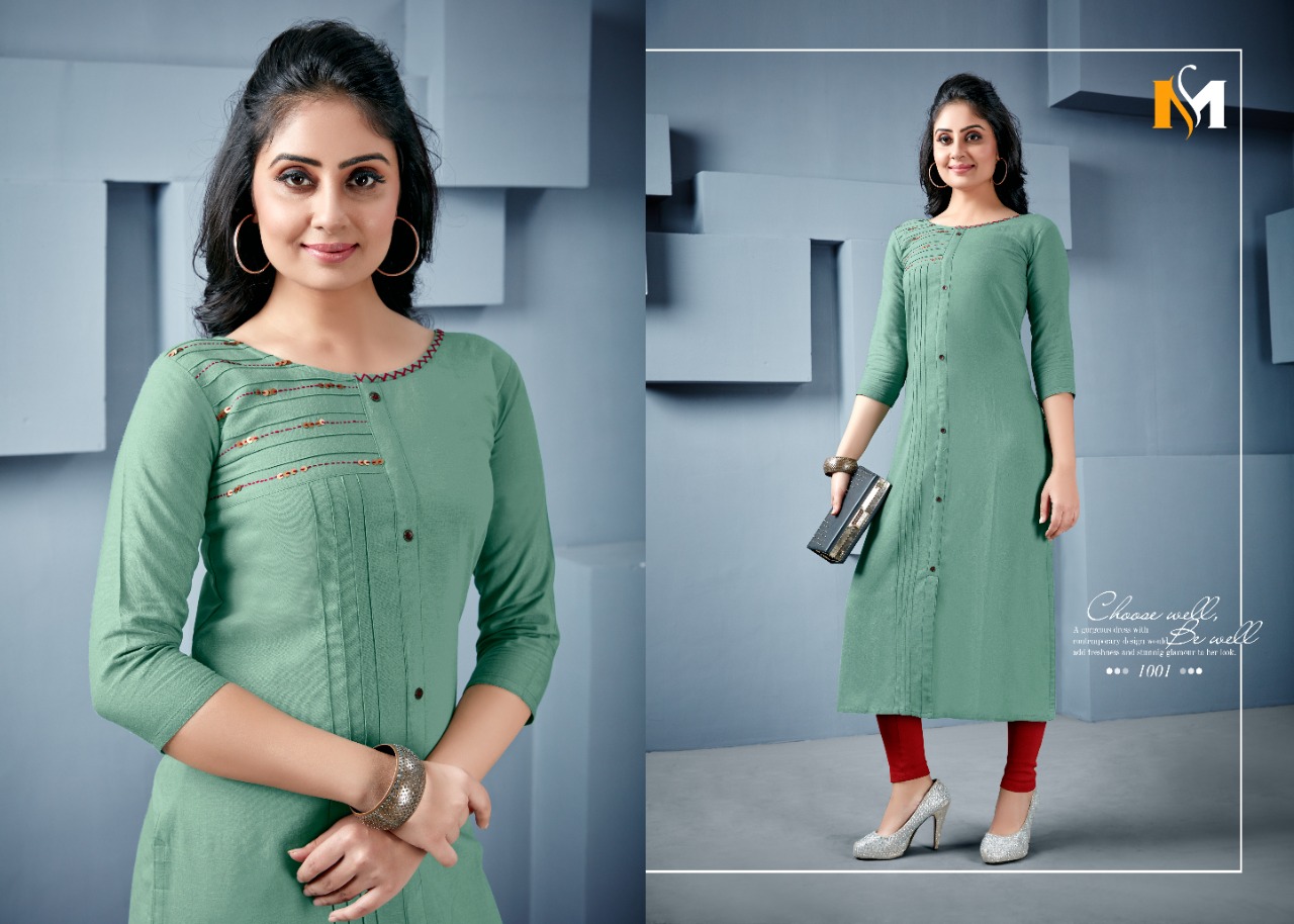 Meerali Silk Mills Present Swara Vol 1 Casual Wear Kurtis Catalogue.