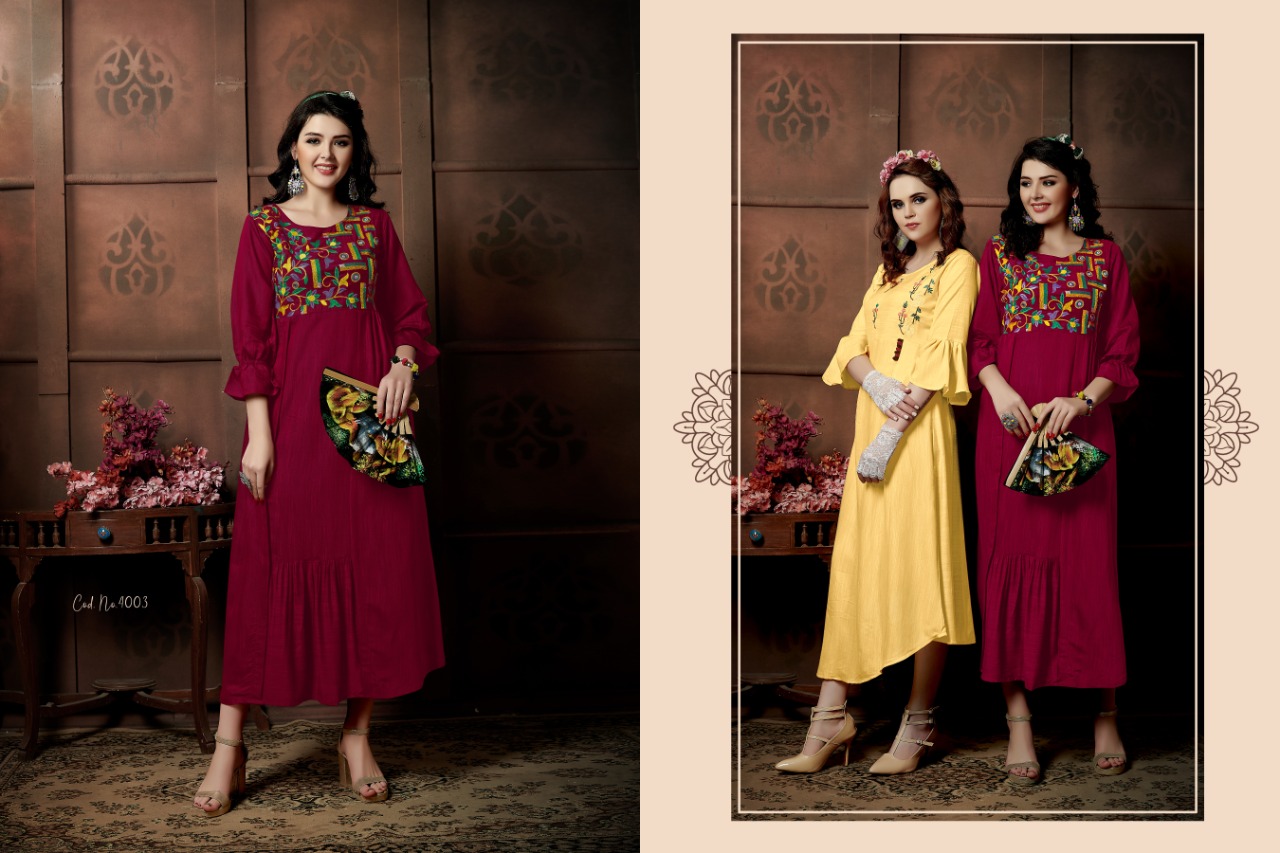 Shivasuki Present Sui Dhaaga Vol 4 Party Wear Kurtis Collection