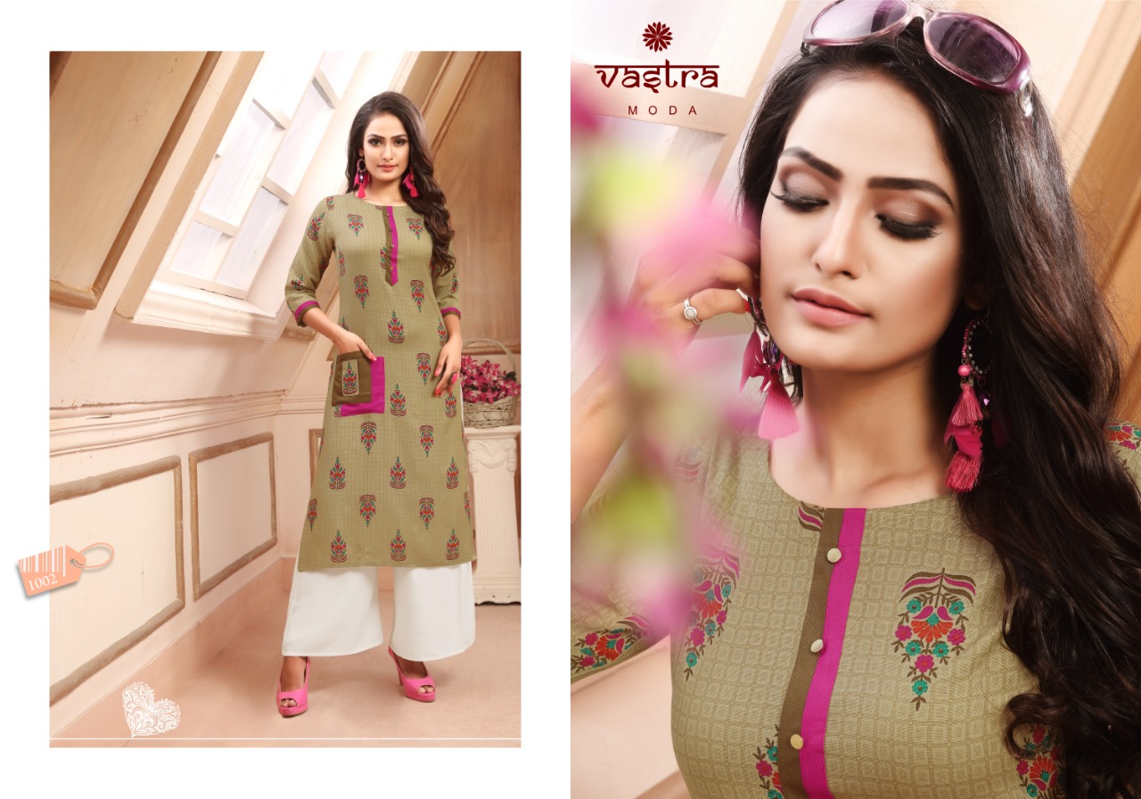 Vastra Moda Present Genisis Vol-1 Casual Wear Kurtis Collection