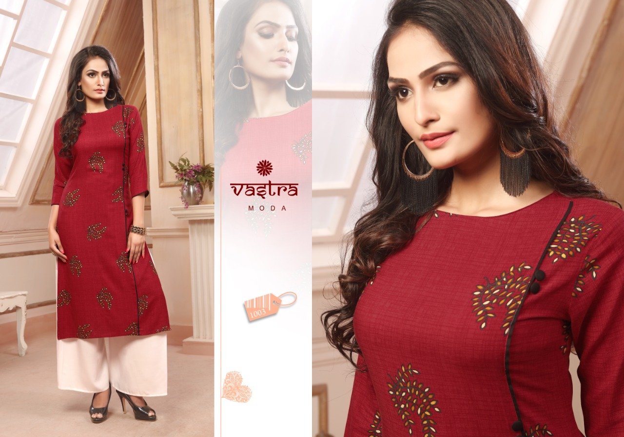 Vastra Moda Present Genisis Vol-1 Casual Wear Kurtis Collection