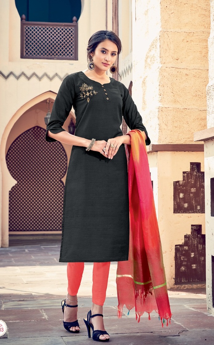 Parra Studio Present Odhani Kurtis And Dupatta Collection.