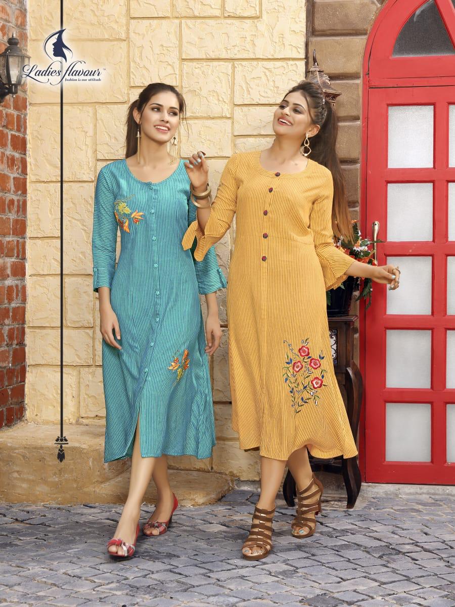 Ladies Flavour Presents Elite Kurtis Catalog