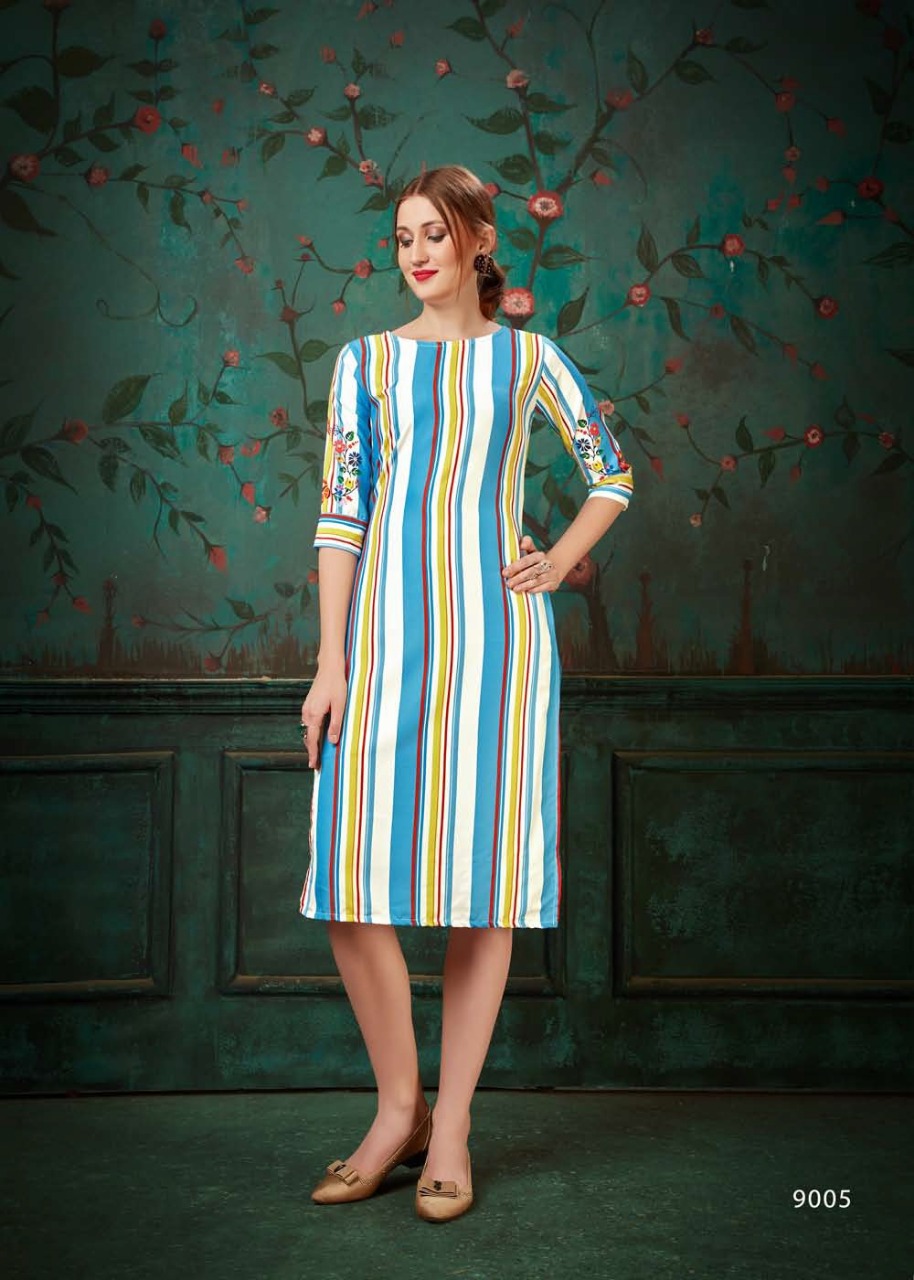 Amore By Vaarahi Vol 9 Casual Kurtis Catalogue