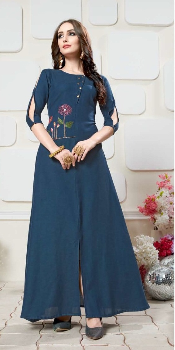 Amore Present Latest Collection Of Vaarahi Vol 7 Long Kurtis Catalogue.