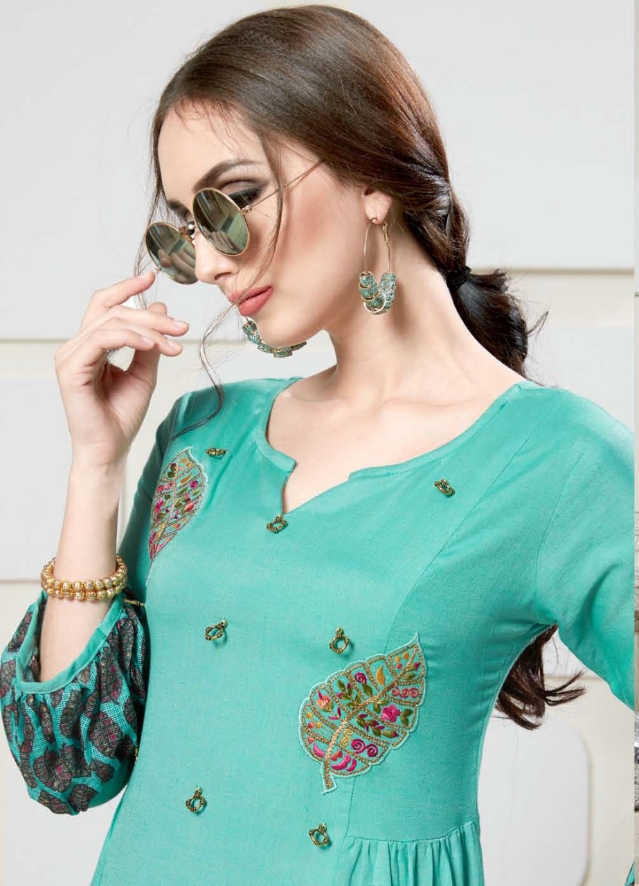 Amore Present Latest Collection Of Vaarahi Vol 7 Long Kurtis Catalogue.