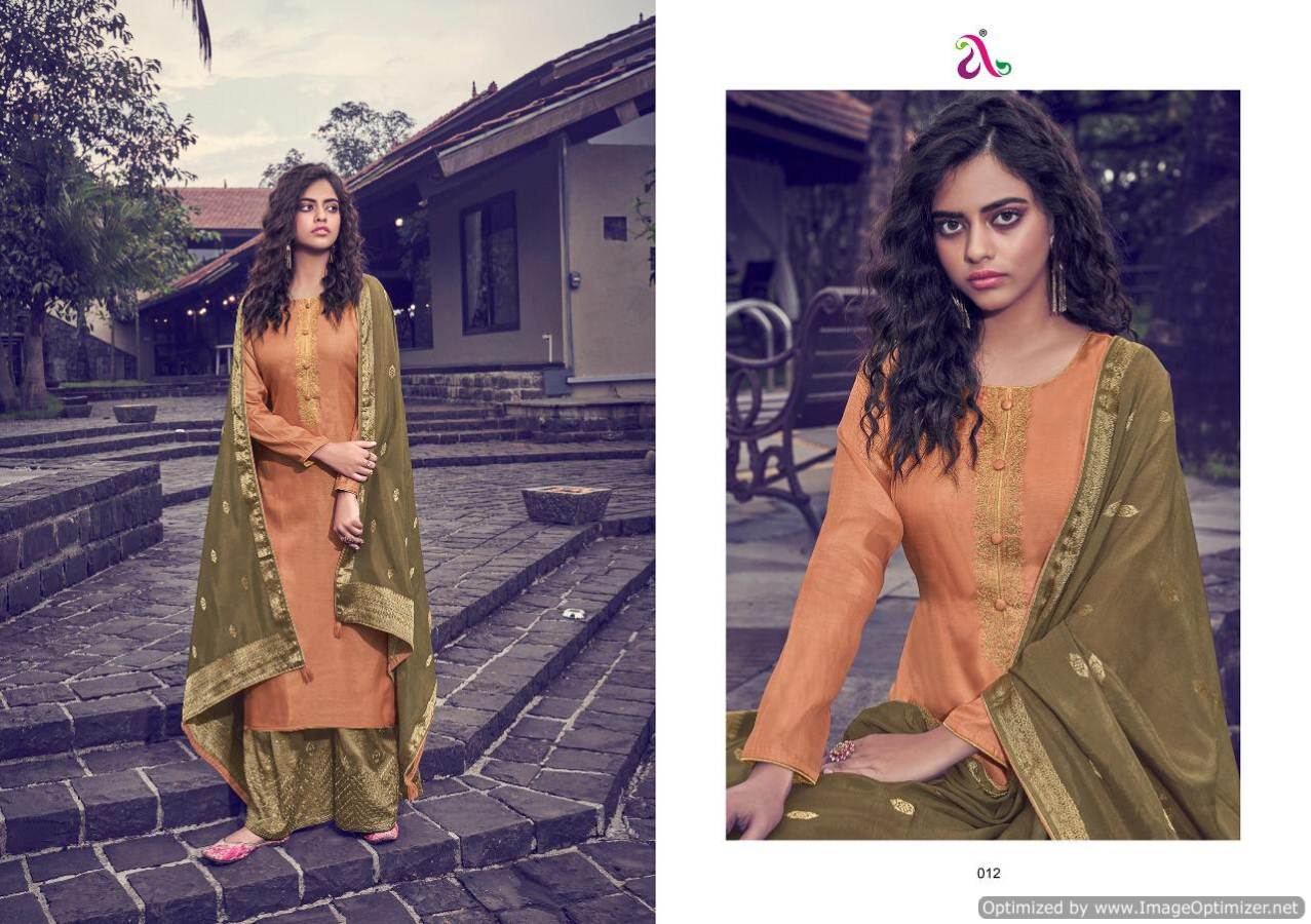 Angroop By Scarlet Designer Tussar Silk Salwar Suits Collection.